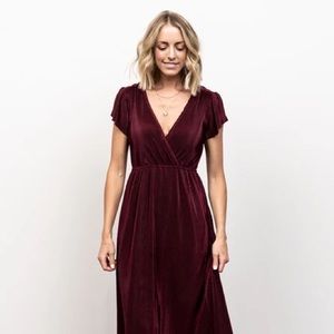 BALTIC BORN ATHENA PLEATED MAXI DRESS (BRIDESMAID)